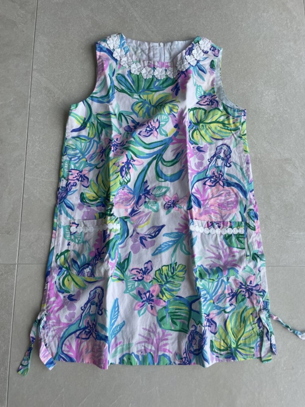 Lilly Pulitzer Girls Classic Shift Dress Size 10